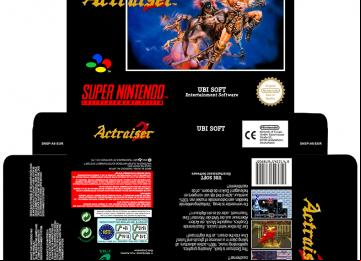 ACTRAISER 2 CAJA BOX PORTRAIT RETRO REPRO SNES SUPER NINTENDO 