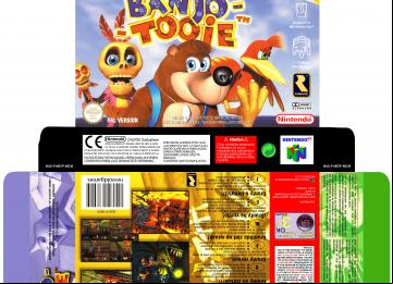 BANJO TOIE NINTENDO 64 N64 CAJA BOX