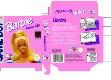 BARBIE PAL ESPAÑA CAJA BOX PORTRAIT GAME BOY GB RETRO REPRO NO OFICIAL