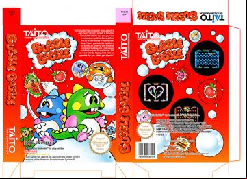 BUBBLE BOBBLE PAL ESP ESPAÑA NES NINTENDO 8 BIT RETRO REPRO BOX PORTRAIT CAJA