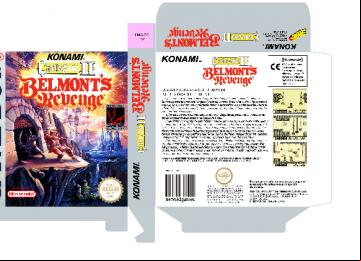 CASTLEVANIA 2 BELMONT'S REVENGE BOX CAJA GAME BOY