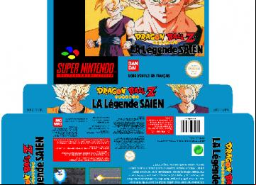 PLANTILLA CAJA DRAGON BALL BUTODEN 2 BOX RETRO REPRO NINTENDO SUPER