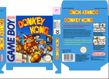 DONKEY KONG CLASSIC NES 8 BIT CAJA BOX PORTRAIT RETRO REPRO PAL ESPAÑA NINTENDO