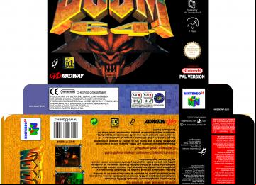 DOOM 64 NINTENDO 64 CAJA BOX