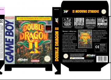 DOUBLE DRAGON 2 PAL ESP GAME BOY CAJA BOX