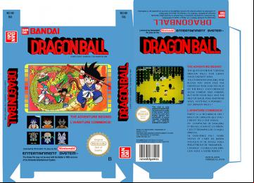 DRAGON BALL CAJA BOX PORTRAIT NES 8 BIT REPRO RETRO CUSTOM BOX FRA ENG ESP