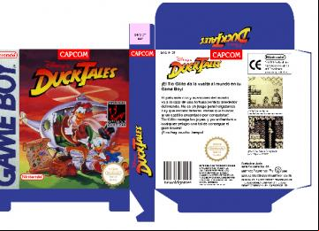 DUCKTALES PAL ESPAÑA GAME BOY CAJA BOX