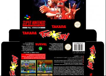 FATAL FURY PAL ESPAÑA SNES SUPER NINTENDO CAJA RETRO
