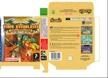 FIRE EMBLEM 2 CAJA BOX RETRO REPRO GAME BOY ADVANCE SACRED STONES