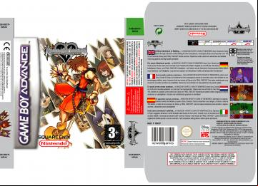 KINGDOM HEARTS GAME BOY ADVANCE CAJA BOX