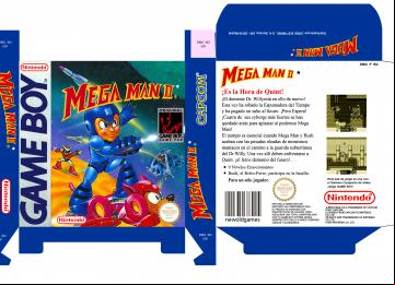 MEGA MAN 2 PAL ESP CAJA GAME BOY BOX