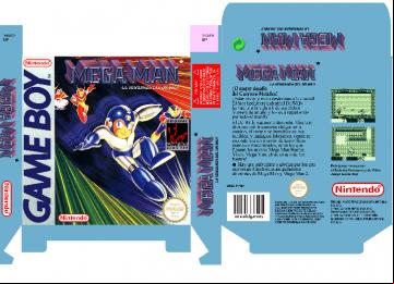 MEGA MAN PAL ESPAÑA CAJA BOX GAME BOY MEGAMAN