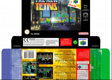 NEW TETRIS PAL EUR CAJA BOX N64