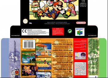 PAPER MARIO PAL EUR ESP NINTENDO 64 CAJA BOX