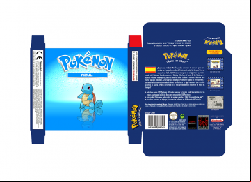 POKEMON AZUL CUSTOM GB CAJA