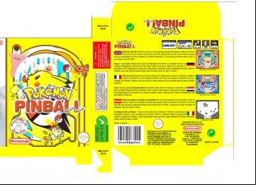 POKEMON PINBALL PAL EUR ESP GAME BOY COLOR CAJA BOX