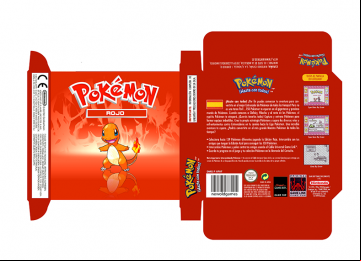 POKEMON ROJO CUSTOM GB CAJA