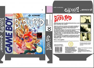 SKATE OR DIE BAD N RAD CAJA BOX PORTRAIT SNES SUPER NINTENDO RETRO REPRO NEWOLDGAMES