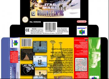 STAR WARS SHADOWS OF THE EMPIRE CAJA BOX PORTRAIT PAL EUR ESP NINTENDO 