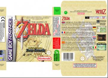 ZELDA LINK TO THE PAST GAME BOY ADVANCE CAJA RETRO REPRO PAL EUROPA ESPAÑA