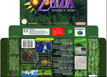 ZELDA MAJORA'S MASK NINTENDO 64 PAL EUR ESP CAJA BOX